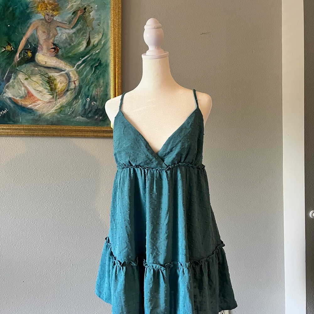 Forever 21 Turquoise Sleeveless Top